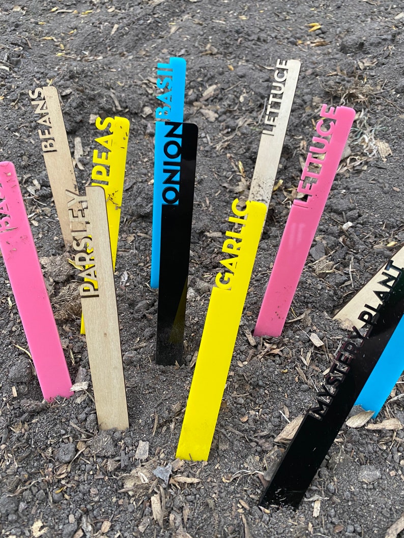 Vegetable Garden Markers Herb Markers Plant Stake custom Etsy Australia
