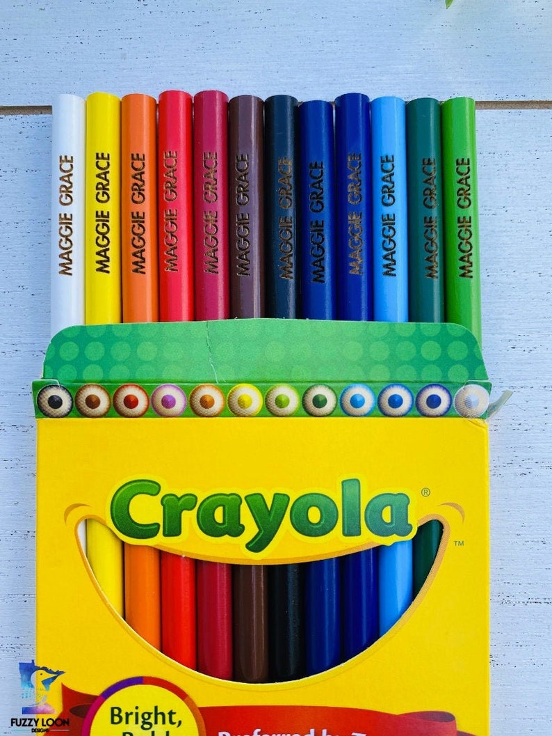 Personalized Crayola Colored Pencils  12 Pack image 0