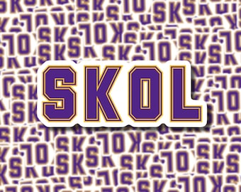 SKOL | Laptop Sticker | Water Bottle Sticker