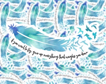 If You Want to Fly Sticker