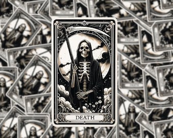 Tarot Card Sticker