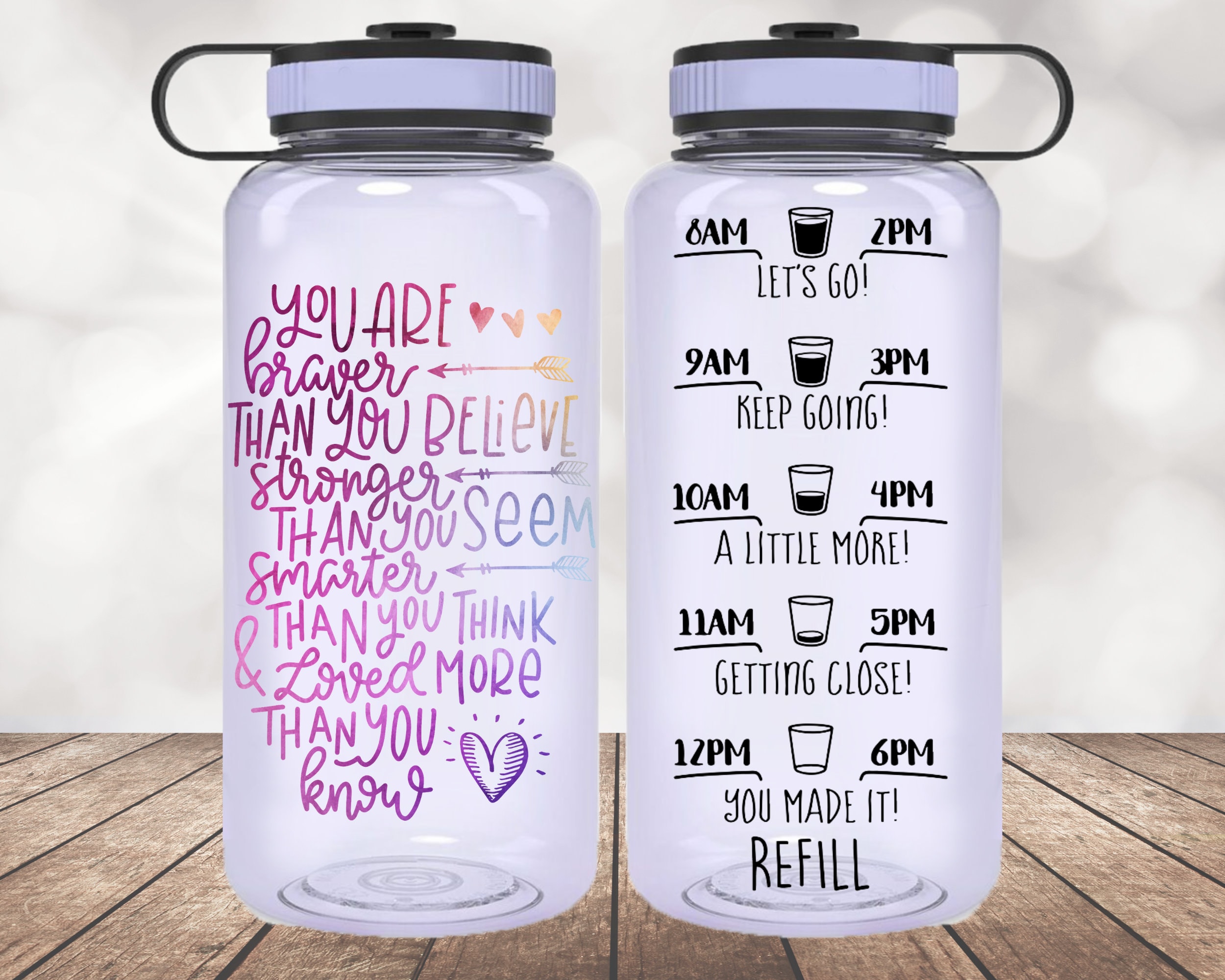 I Want Super Powers Funny Quote Water Bottle