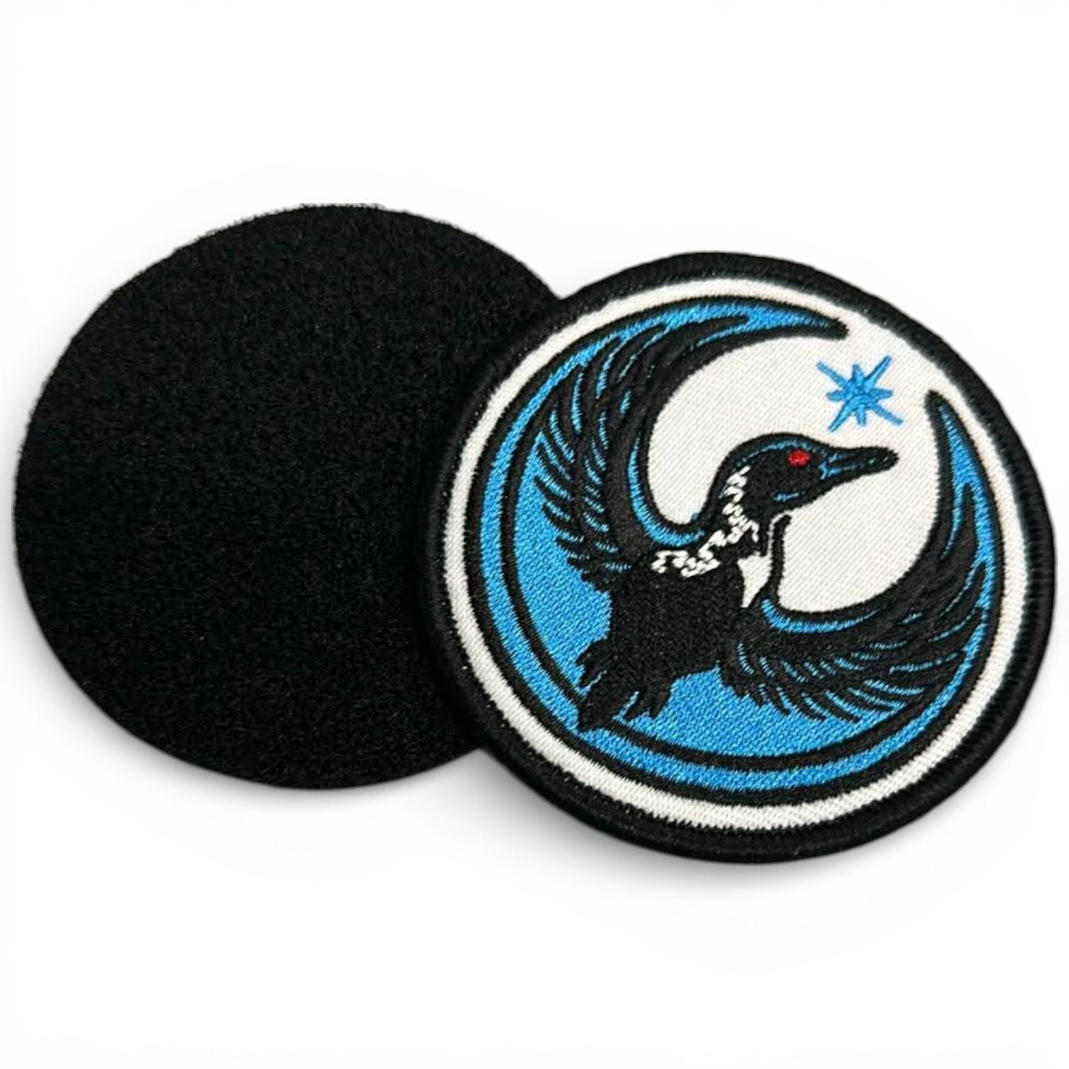 Rebel Loon Pattern Rebel Loon Embroidered Patch | Minnesota Rebel Loon - Etsy