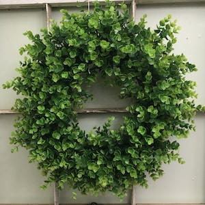 Boxwood Wreath -Best Seller!! Farmhouse, fixer upper, everyday decor,  multiple sizes available