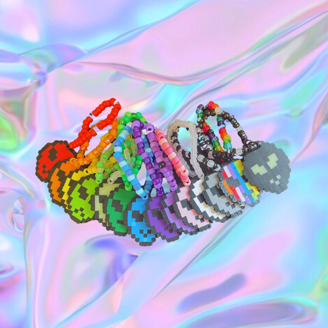 Little Space Alien Perler Kandi Bracelets - Etsy
