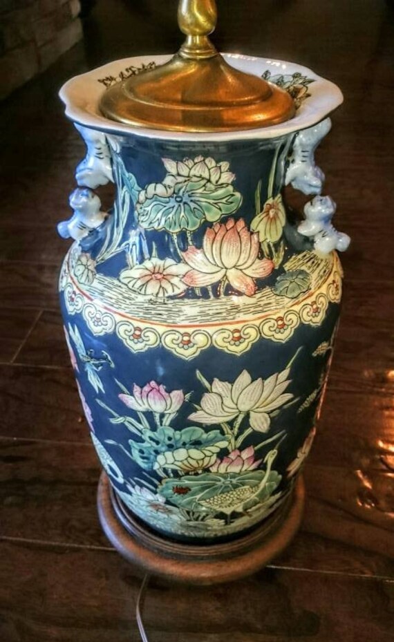 Antique online vase lamp