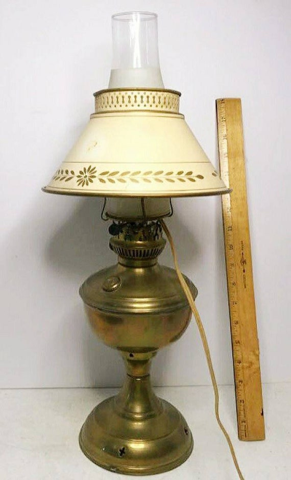 Antique brass oil sale lamps for sale