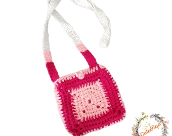 Crochet crossbody bag, Phone crochet crossbody bag, Crochet bag for phone,  crochet crossbody phone bag, phone holder crossbody bag, purse