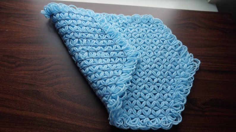 crochet Table cover crochet tablecloth,crochet rectangular table cover Coffee table cover,Housewarming gift Floral center table cover set