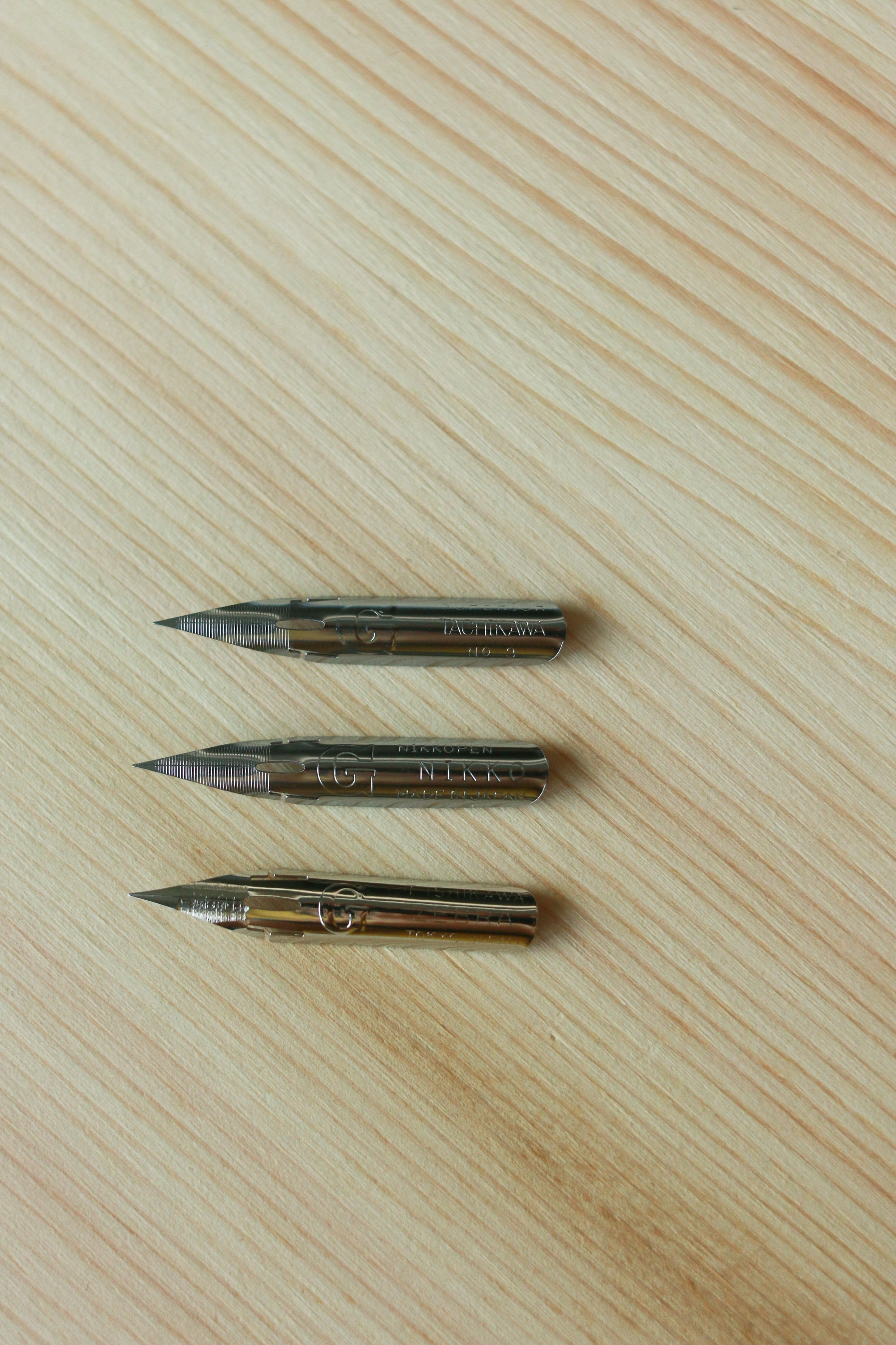 Calligraphy G Nib set of 3 Nikko G Zebra G & Tachikawa G Etsy