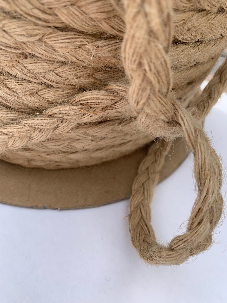 Braid Jute Trim natural Jute Braid Cord Rope 1 yard Etsy