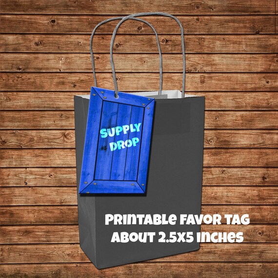 Fortnite Supply Drop Jerusalem House - fortnite supply drop printable lables fortnite supply drop fortnite supply drop party favor bag tags