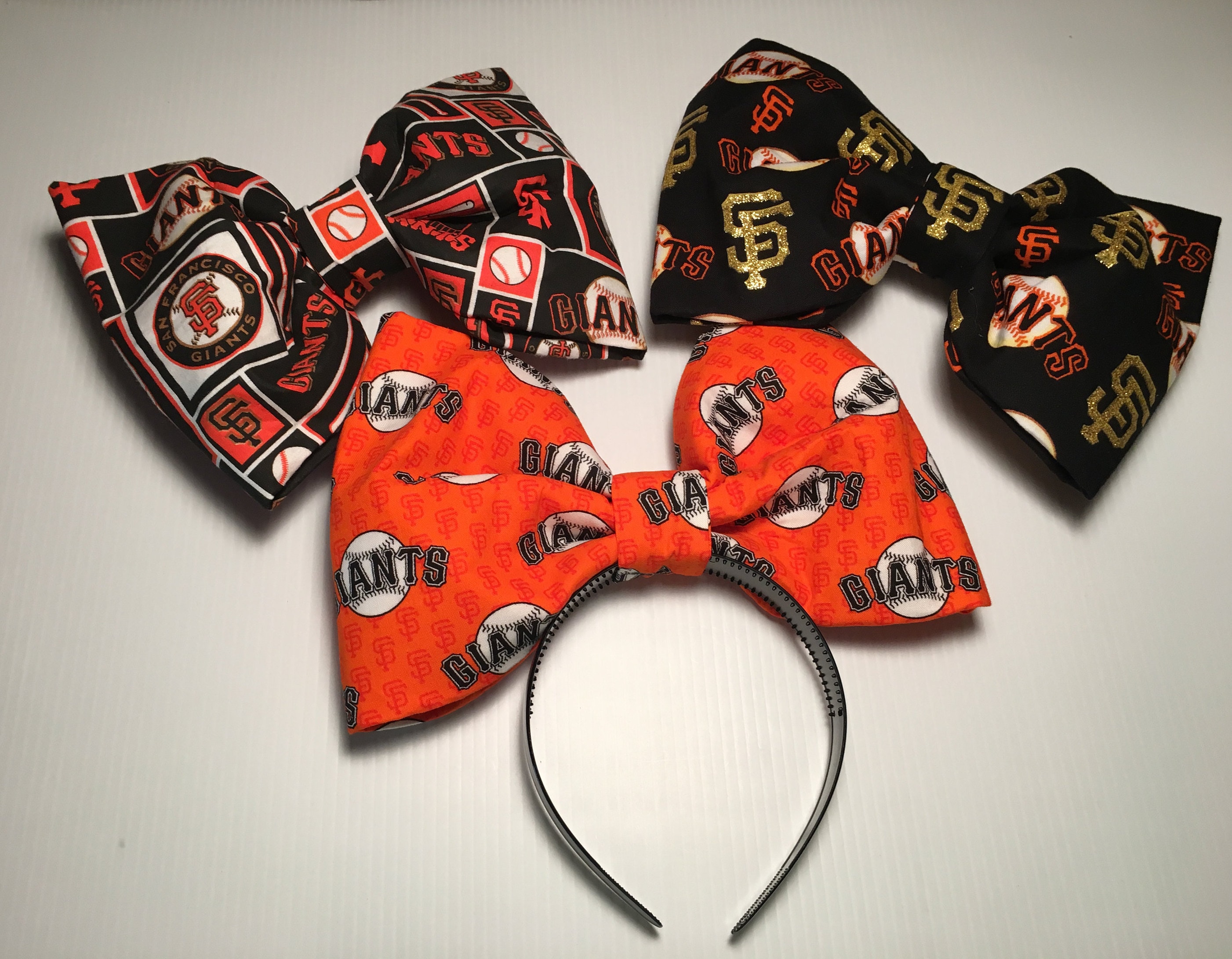 Sf Giants Hair Bows - Etsy display picture 2