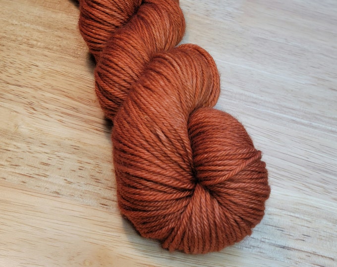 'Rusty Nail' worsted yarn