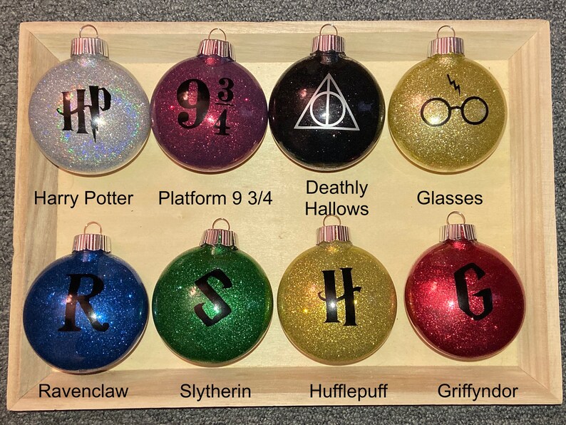 Harry Potter Inspired Ornaments Build Your Own Pack Etsy