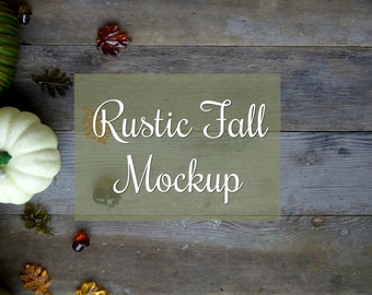 Download Free Rustic Fall Mockup - Wooden Background - Autumn Pumpkins - Stock Photography - Desktop Mockup - Styled Desktop - Harvest - Thanksgiving PSD Template