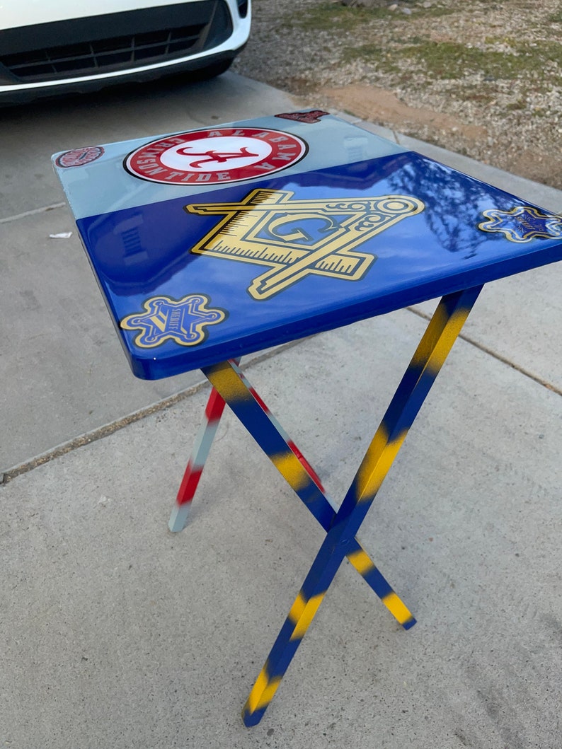 Custom TV Tray You Chose Your Theme Personalized Dinner Etsy