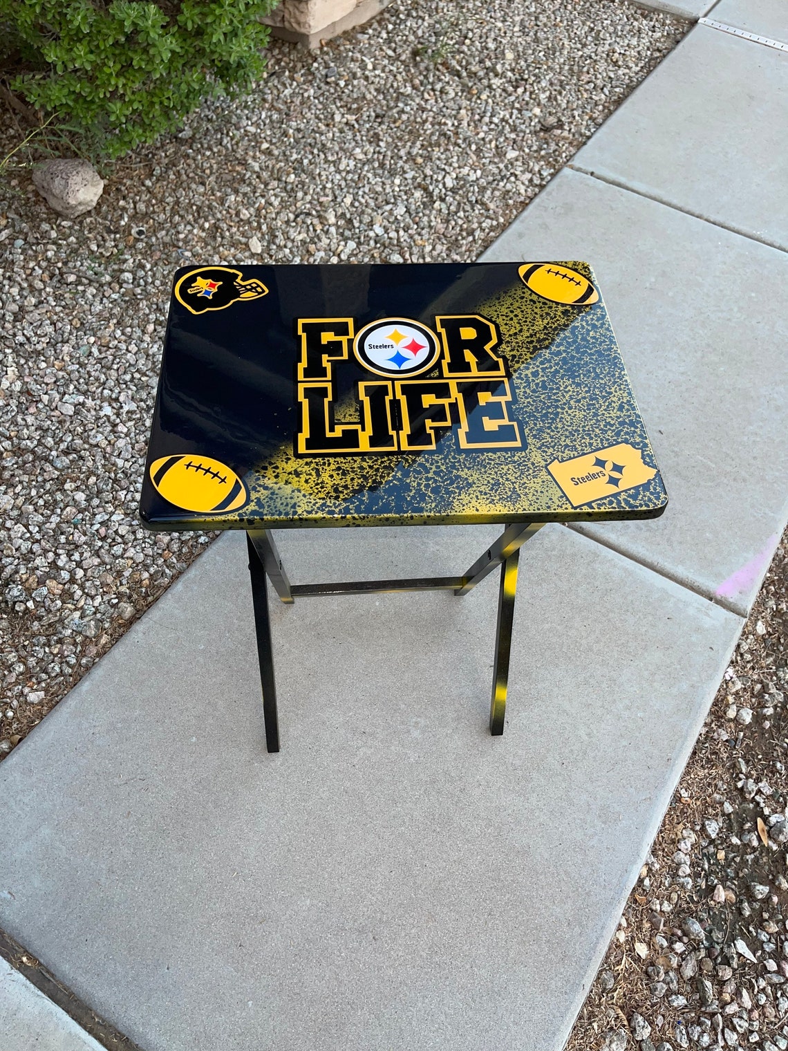Custom TV Tray NFL Themed Foldable Tray Table Sports Etsy