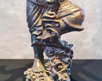 ブロンズ ガネーシャ像 約15cm 古代？ ブロンズ ガネーシャ像 約15cm 古代？ 彫刻・オブジェ