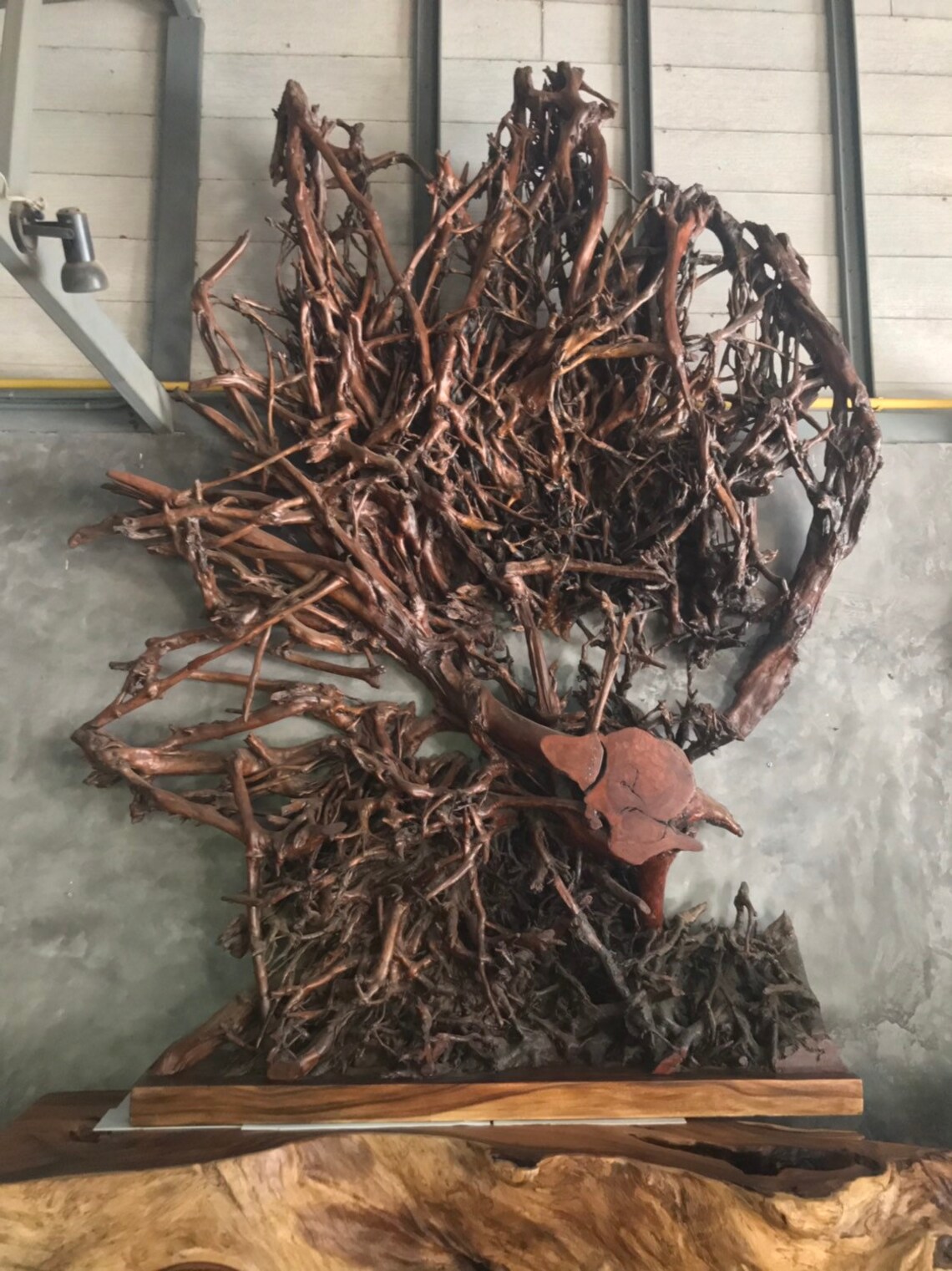 Reclaimed Wood Root Wall Art /Wall Decor/ Wood Art/ Root Art Etsy