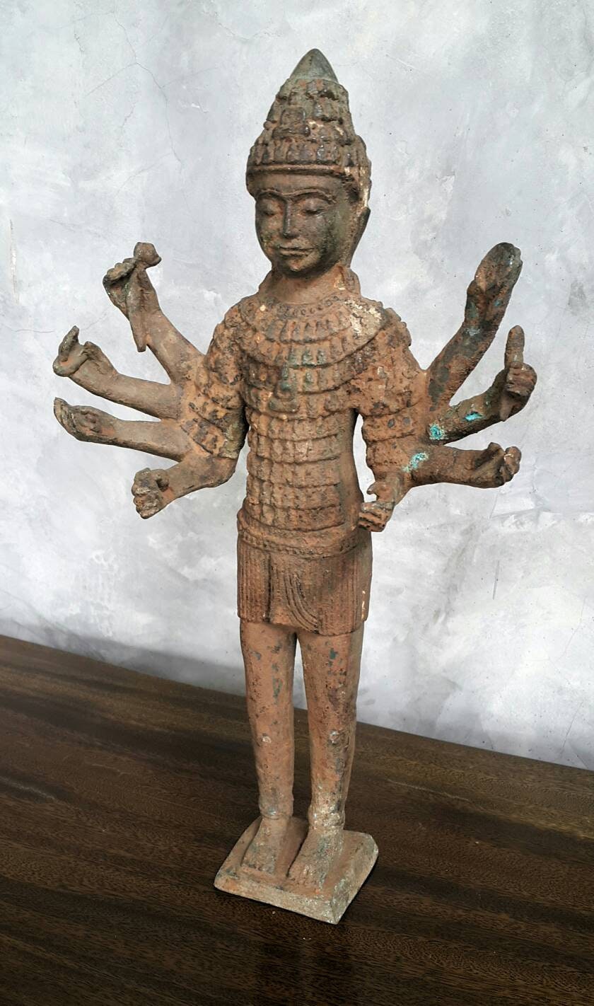 ヴィシュヌ 神 置物 金属製 高さ約29cm 仏像 - メルカリ - 家具