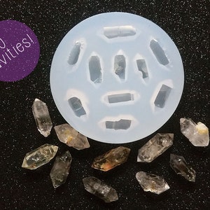 Crystal Mold - Resin Molds - Silicone Molds - Resin Mould - Clear Molds - Jewelry Molds - Quartz Mold - Resin Crystal - Gem Mold - Silicone