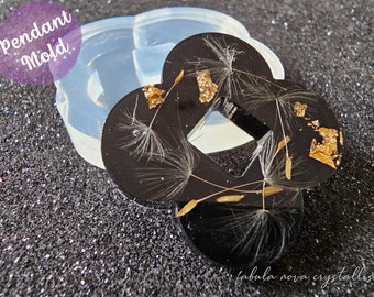 Cabochon Silicone Mold: 35mm Resin Pendant, Keyring, Earring