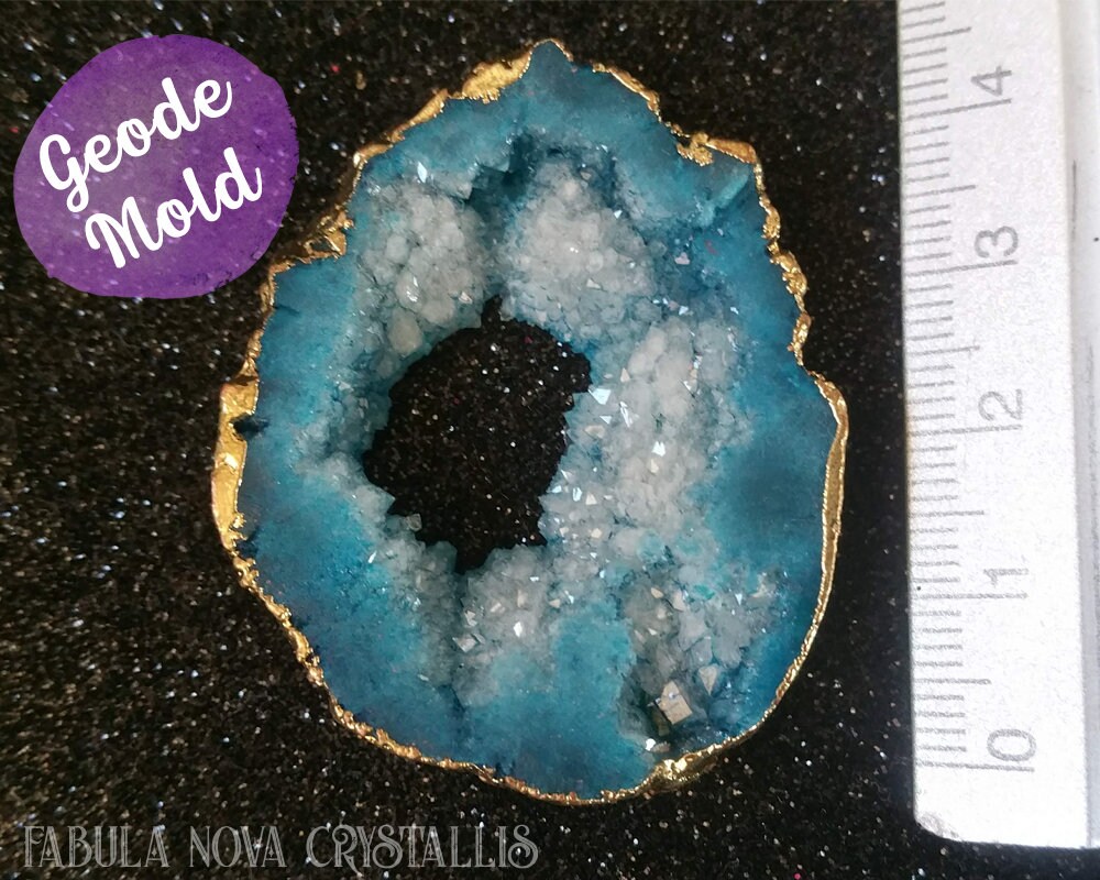 Yesland Silicone Resin Coaster Molds - 8 Pcs Geode Agate Molds & Epoxy  Resin Molds - for Faux Geode Agate Slice Coasters