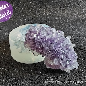 Crystal Mold Amethyst Mold Resin Crystal Mold, Geode Mold Crystal Cluster Mold Silicone Molds For Resin Geode Art Cluster Mold image 1