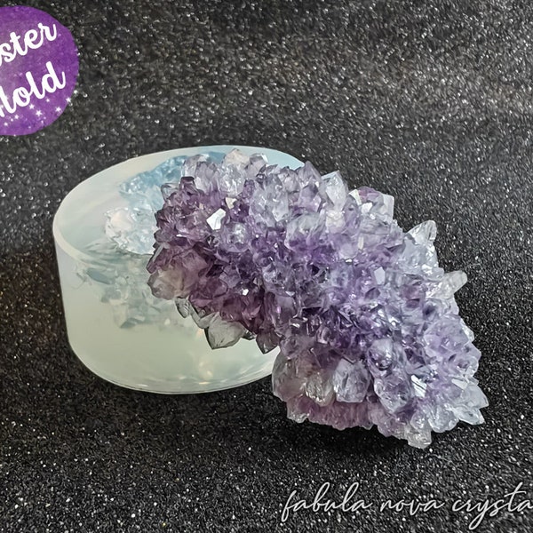 Crystal Mold - Amethyst Mold - Resin Crystal Mold, Geode Mold - Crystal Cluster Mold - Silicone Molds For Resin - Geode Art - Cluster Mold