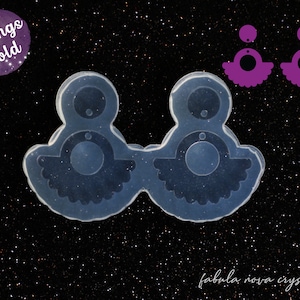 Resin Earring Mold - Earring Mold - Circle Earrings Molud - Silicone Mold - Resin Molds - Silicone Mold For Resin - Resin Earrings - Glossy