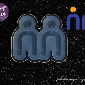Dangle Earring Mold - Earring Mold - Resin Earrings Molud - Silicone Mold - Resin Molds - Silicone Mold For Resin - Resin Earrings - Glossy