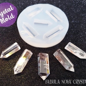 Crystal Mold - Resin Molds - Silicone Molds - Resin Mould - Jewelry Molds - Quartz Mold - Resin Crystal - Gem Mold - Pendant Molds - Geode