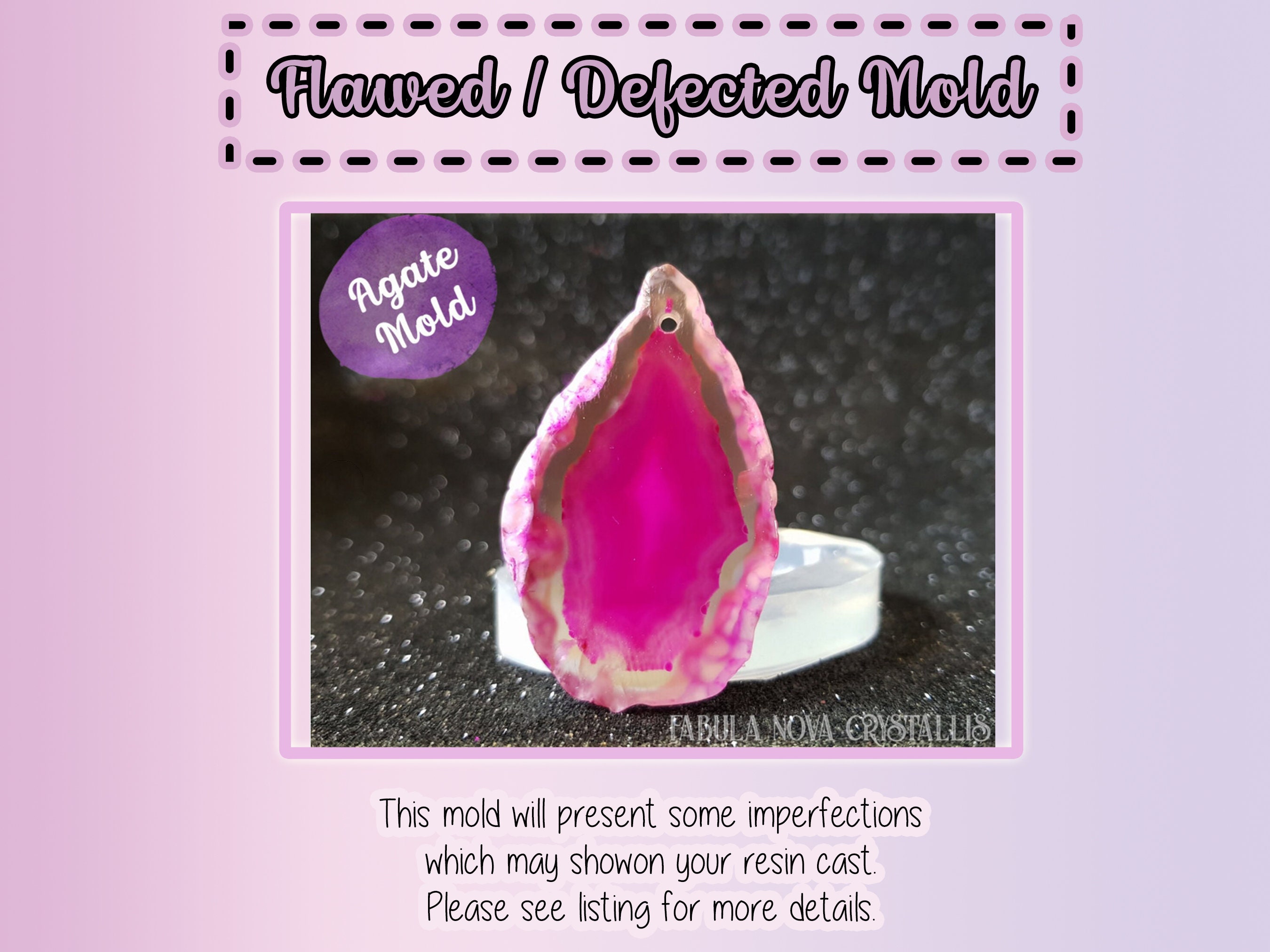 Jewelry & Beauty B Grade Mold Tray Mold Defected Mold Resin Molds