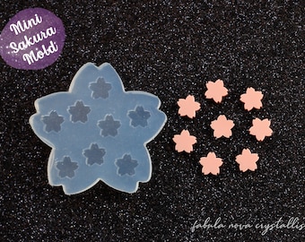 Sakura Resin Mold - Sakura Flower Mold - Cherry Blossom Mold - Sakura Mold - Earring Mold - Resin Earring Mold - Silicone Mold - Resin Mold