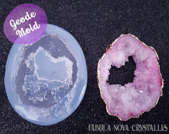 Geode Mold - Resin Mould - Resin Molds - Crystal Mold - Silicone Mold - Silicone Molds - Resin Mold - Crystal Silicone Mold - Druzy Mold