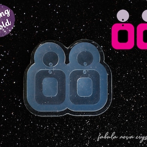 Dangle Earring Mold - Earring Mold - Resin Earrings Molud - Silicone Mold - Resin Molds - Silicone Mold For Resin - Resin Earrings - Glossy