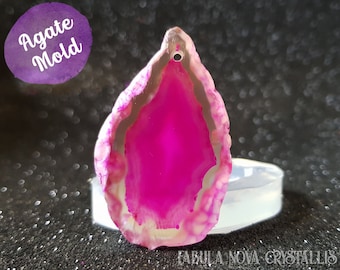 Resin Molds - Pendant Mold - Jewelry Molds - Silicone Mold - Resin Mould - Faceted Mold - Shiny Moud - Necklace Mold - Silicone Resin