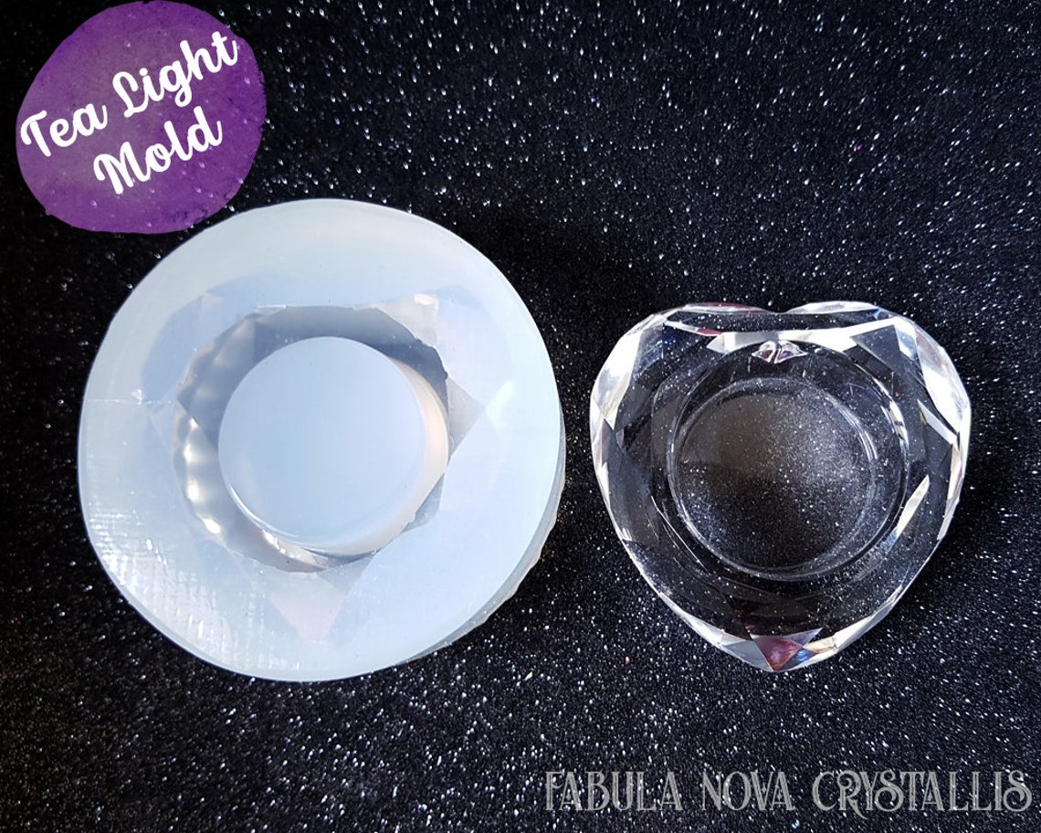 Candle Holder Mold Resin Mould Resin Molds Tea Light Etsy Hong Kong