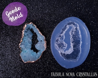 Geode Mold - Silicone Molds - Resin Molds - Crystal Mold - Resin Mould  - Silicone Molds - Resin Mold - Crystal Silicone Mold - Druzy Mold