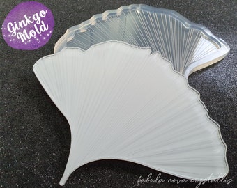 Leaf Mold - Coaster Mold - Ginko Mold - Resin Molds - Silicone Mold - Resin Mould - Mold - Silicone Resin - Ginkgo Mould - Leaf Mould -Resin
