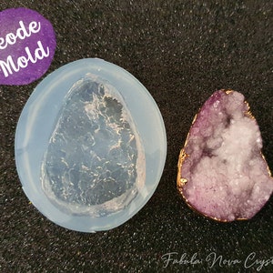Geode Mold - Silicone Molds - Resin Molds - Crystal Mold - Resin Mould - Silicone Mold - Resin Mold - Crystal Silicone Mold - Druzy Mold