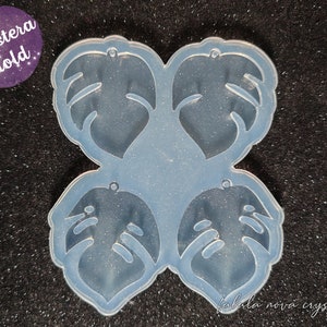 Monstera Leaf Mold - Leaf Mold - Silicone Mold - Resin Molds - Monstera Leaf Mould - Tropical Leaf Mold - Pendant Mold - Earrings Mold