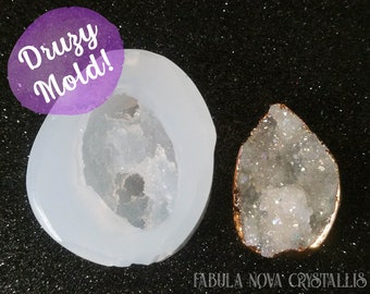 Geode Mold - Silicone Molds - Resin Molds - Crystal Mold - Resin Mould - Silicone Mold - Resin Mold - Crystal Silicone Mold - Druzy Mold