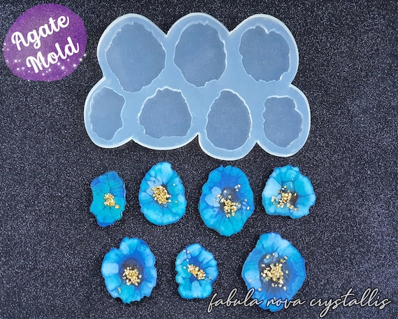 Silicone Mold For Resin - Resin Mold - Phone Mold Geode - Silicone Mold Agate - Crystal Mold Geode - Resin Mold Silicone - Geode Resine