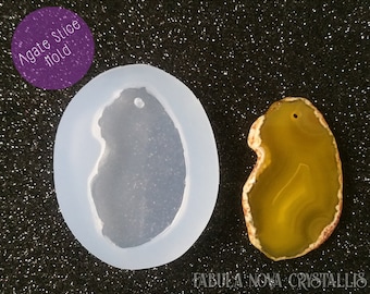 Pendant Mold - Jewelry Molds - Resin Molds - Silicone Mold - Resin Mould - Faceted Mold - Shiny Moud - Necklace Mold - Silicone Resin