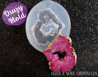Crystal Mold - Geode Mold - Silicone Molds - Resin Molds - Resin Mould  - Silicone Molds - Resin Mold - Crystal Silicone Mold - Druzy Mold