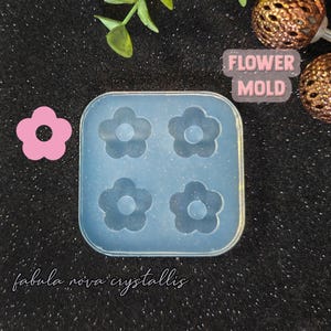 Flower Mold - Flower Earring Mold - Resin Earring Mold - Dangle Earring Mold - Earring Mould - Silicone Mold - Resin Mold - UV Resin Mold