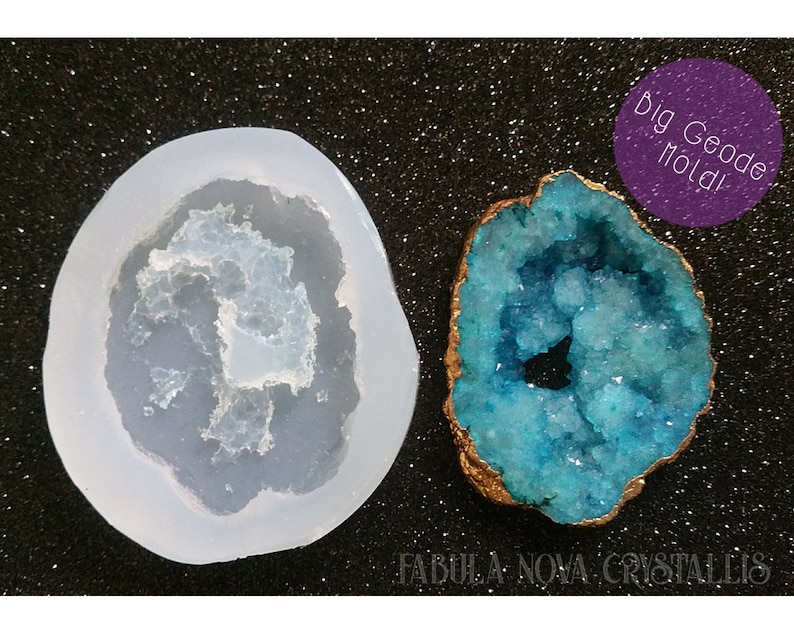 Geode Mold - Resin Mould - Resin Molds - Crystal Mold - Silicone Mold - Silicone Molds - Resin Mold - Crystal Silicone Mold - Druzy Mold 