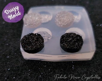 Resin Molds - Geode Mould - Silicone Molds - Crystal Cluster Mold - Jewelry Molds - Crystal Mold - Resin Crystal - Earrings Molds